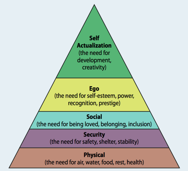 Maslow's Hierarchy of Needs.Source: Neel Burton