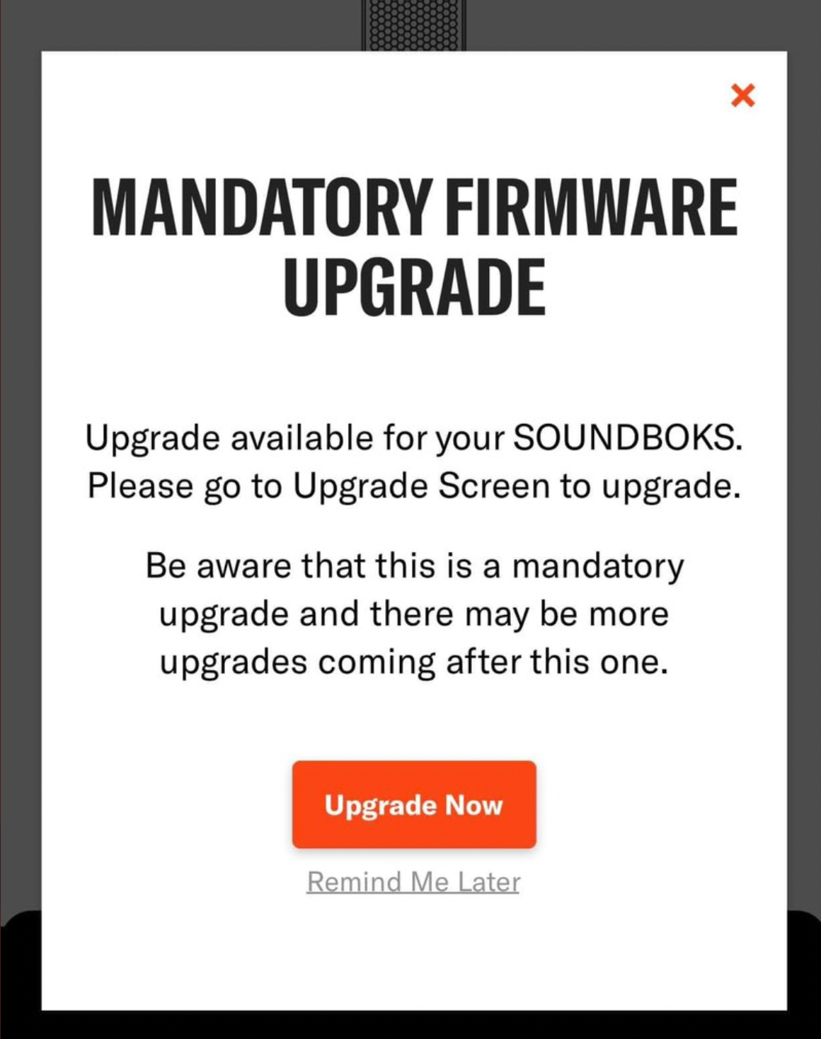 Latest SOUNDBOKS firmware cuts the performance of their speakers by half in a "mandatory firmware update"