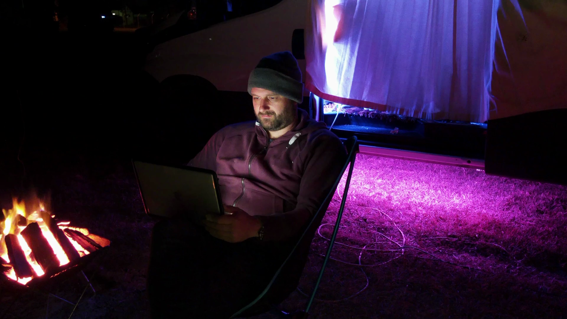 my office is a tent that my employer purchased for me